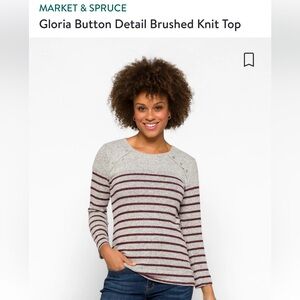 Market & Spruce Knit Stitch Fix Top XL